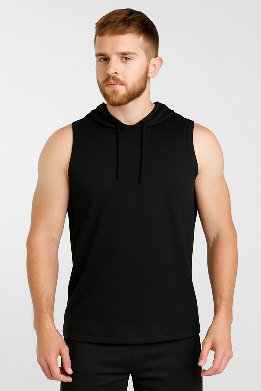 Pack Complet Bonnet de Nuit, Bandeau, T-shirt sans Manches, Sandales et Bonnet Tricot Noir