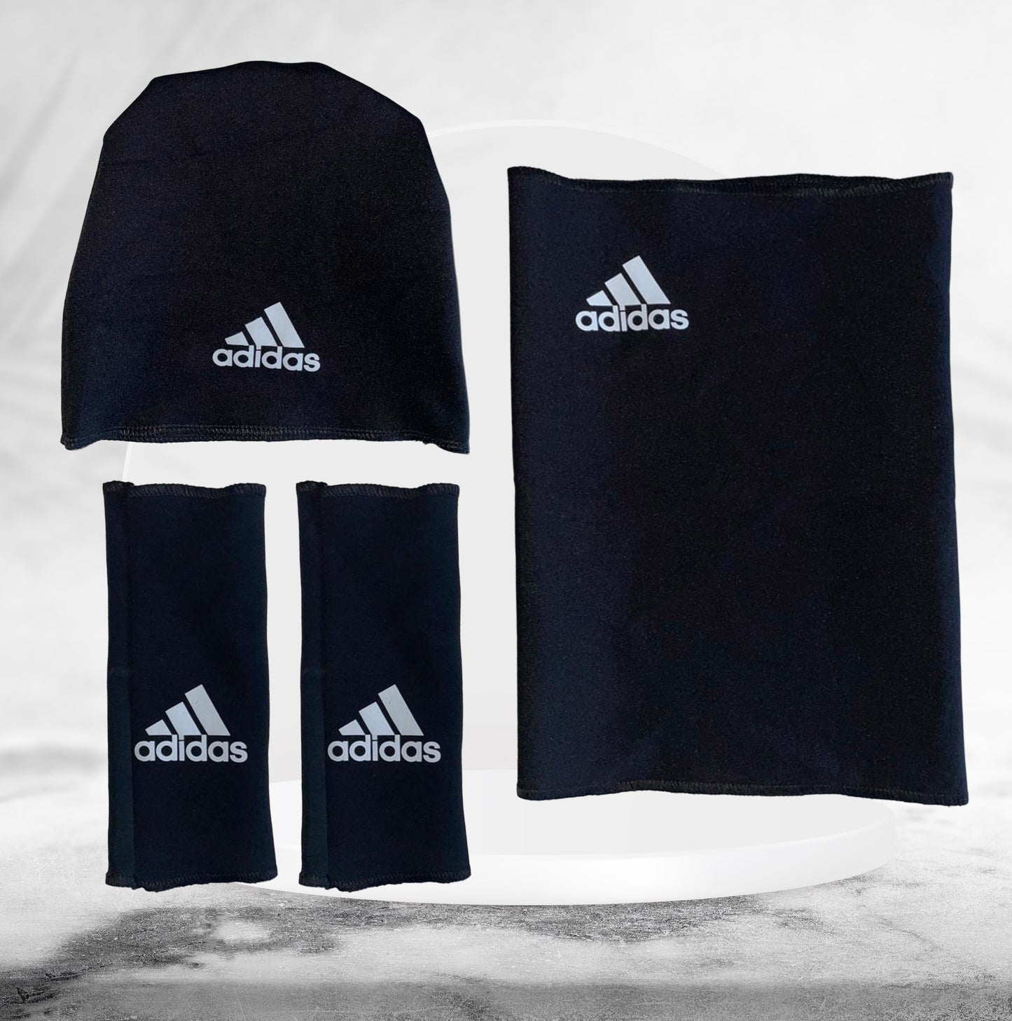 1 Pack Cagoule+gants+bonnet "ADIDAS" (التوصيل مجاني في كل مدن المغرب)