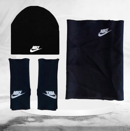 1 Pack Cagoule+gants+bonnet "NIKE" (التوصيل مجاني في كل مدن المغرب)
