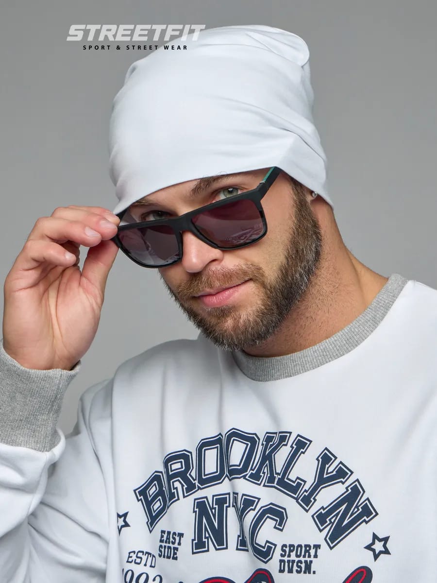 Bonnet "STREETFIT" Unisexe Hiver-Printemps : Pack Bicolore Noir & Blanc