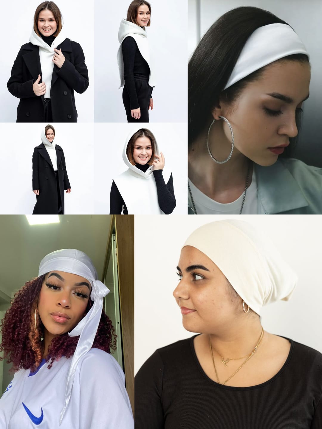 Le Pack Accessoires de Tête Multi-Style : Cagoule Chic, Bandeaux, Bonnet et Durag
