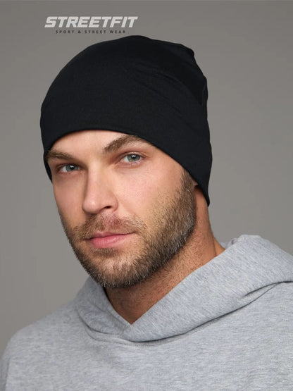 Bonnet "STREETFIT" Unisexe Hiver-Printemps : Pack Bicolore Noir & Blanc
